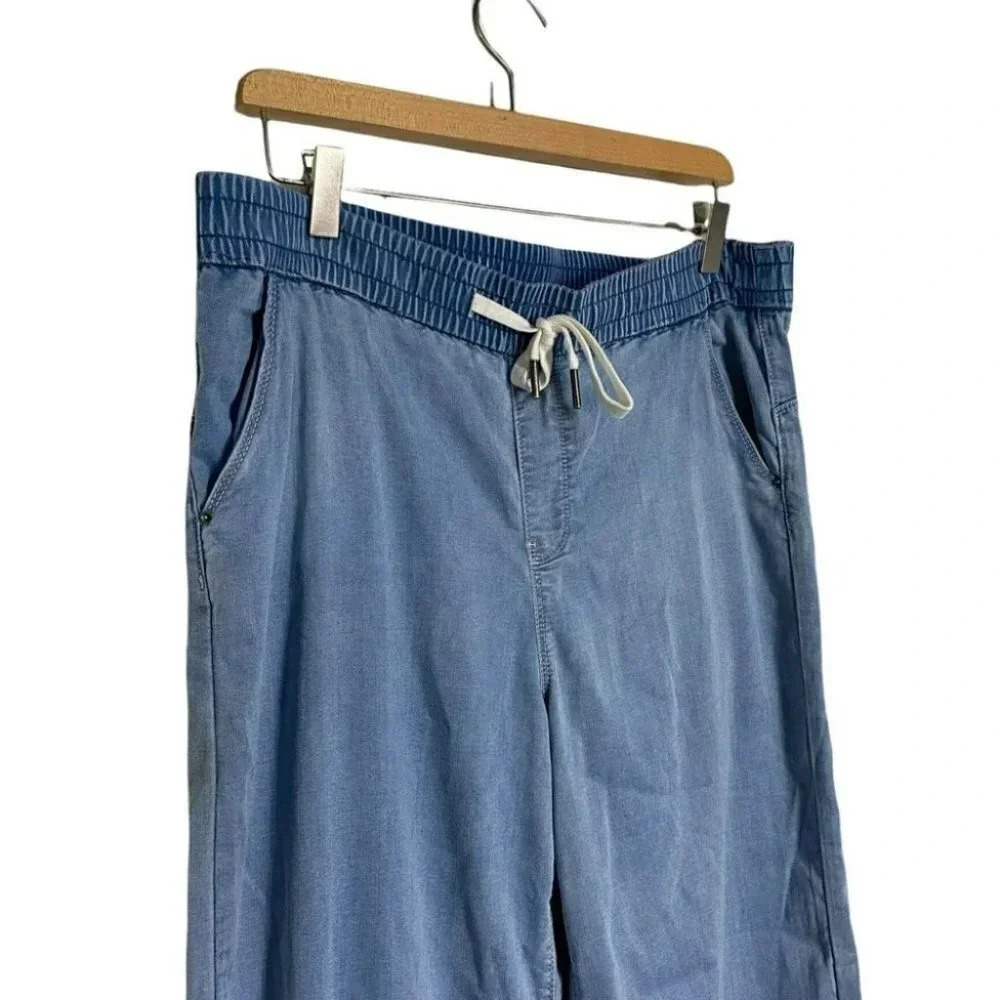 Rewash M Elastic Waist Drawstring Cropped 25” Ins… - image 4